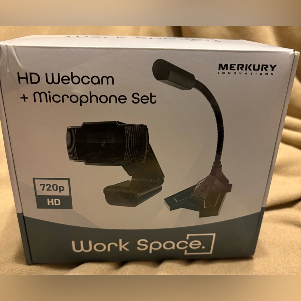Merkury Innovations Black HD Webcam with Microphone Set